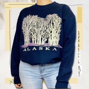 90s vintage Alaska crewneck